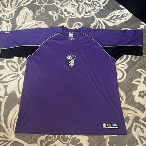 Sacramento kings vintage Reebok NBA jersey shooting shirt. 4xl. Like new.